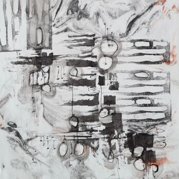 "2023_Abstract 13" başlıklı Tablo Art Moé tarafından, Orijinal sanat, Suluboya