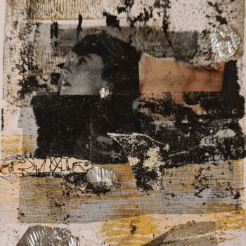Collages intitulée "2023_Abstract minia…" par Art Moé, Œuvre d'art originale, Acrylique