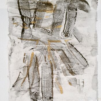 Malerei mit dem Titel "2024_sumi_abstract 3" von Art Moé, Original-Kunstwerk, Tinte