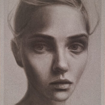 "Pastel portrait 022…" başlıklı Resim Artmoods Tp tarafından, Orijinal sanat, Pastel