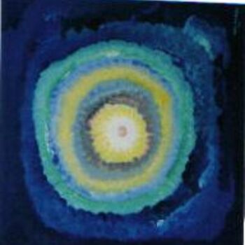 Pintura intitulada "The Rings of Colors" por Muller Jean Francois, Obras de arte originais, Óleo