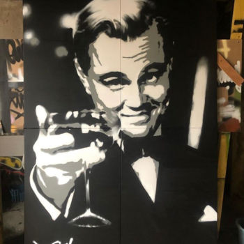 Painting titled "Gatsby" by Heway, Original Artwork, Spray paint