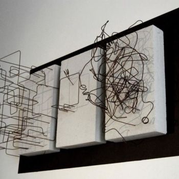 Sculpture titled "'états névrotiques'" by Nel, Original Artwork