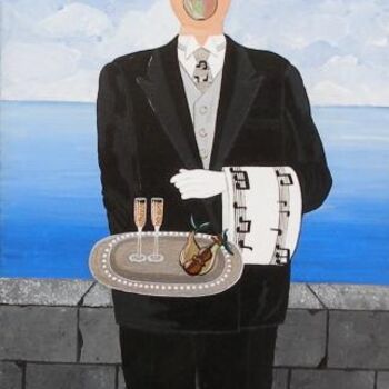 Painting titled "Le Major d'Homme -…" by Nicky Chauvet (Art-Nicky), Original Artwork, Acrylic