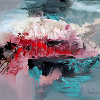 Peinture intitulée "Abstrait-25-24" par Artoosh Mouradian, Œuvre d'art originale, Acrylique