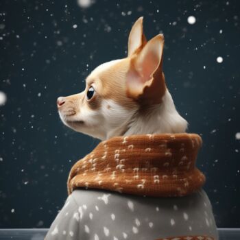 ""Cozy Chihuahua"" başlıklı Dijital Sanat Artopia By Nick tarafından, Orijinal sanat, Foto Montaj