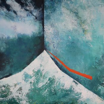 Pintura titulada "La vague" por Pey, Obra de arte original, Acrílico