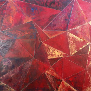 Malarstwo zatytułowany „Polygones” autorstwa Pey, Oryginalna praca