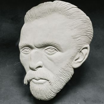 Sculpture titled "Van Gogh #6" by Alexandr And Serge Reznikov, Original Artwork, Stone