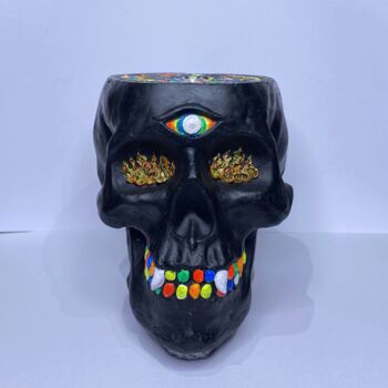 Sculpture titled "The Skull of the Ma…" by Alexandr And Serge Reznikov, Original Artwork, Stone
