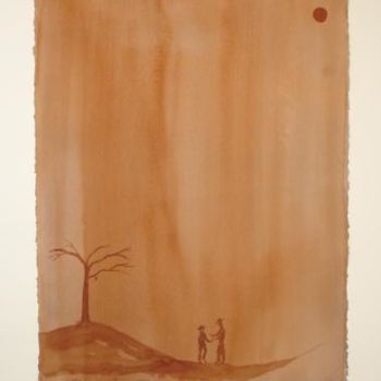 Картина под названием "Waiting for Godot -…" - Artroger, Подлинное произведение искусства, Масло