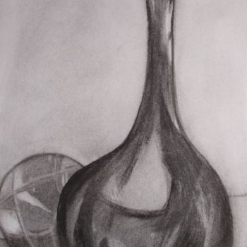 「Bottle and Sphere.」というタイトルの絵画 Artrogerによって, オリジナルのアートワーク