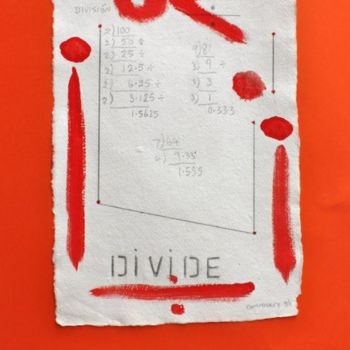 Painting titled "Divide" by Artroger, Original Artwork, Oil