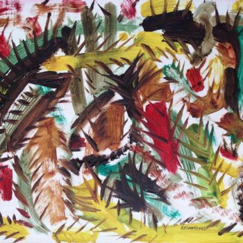 Painting titled "cacti-roger-cummisk…" by Artroger, Original Artwork