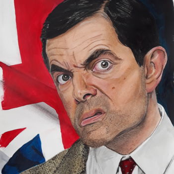 Tekening getiteld "Rowan Atkinson . Mr…" door Jeanfix, Origineel Kunstwerk