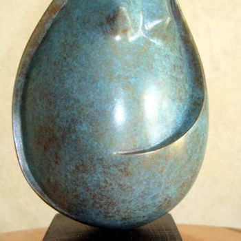 Sculpture titled "MARIE" by Denis Queyerats, Original Artwork, Metals