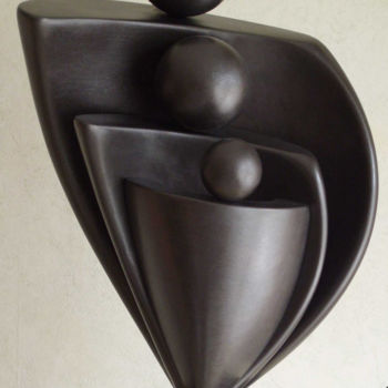 Sculpture intitulée "LE TRIO" par Denis Queyerats, Œuvre d'art originale