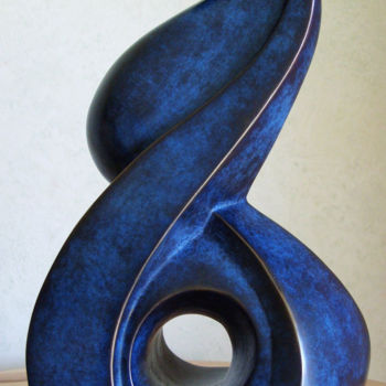 Sculpture titled "MELODIE" by Denis Queyerats, Original Artwork, Metals