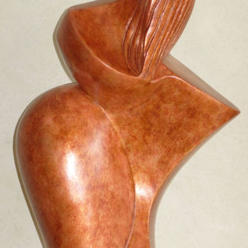 Sculpture intitulée "ALENORE" par Denis Queyerats, Œuvre d'art originale, Terre cuite
