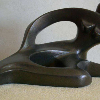 Sculpture intitulée "DIANE" par Denis Queyerats, Œuvre d'art originale, Terre cuite