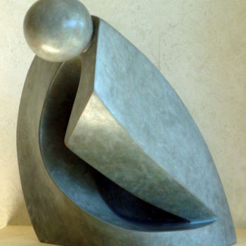 Sculpture intitulée "MARTINE" par Denis Queyerats, Œuvre d'art originale, Terre cuite