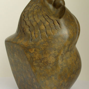 Sculpture titled "MATERITE VIII" by Denis Queyerats, Original Artwork, Terra cotta