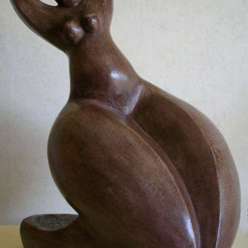 Sculpture intitulée "MATHILDE" par Denis Queyerats, Œuvre d'art originale, Terre cuite