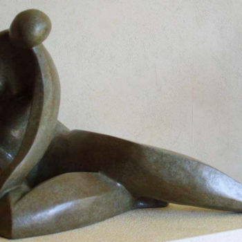 Escultura titulada "NINA" por Denis Queyerats, Obra de arte original, Terracota