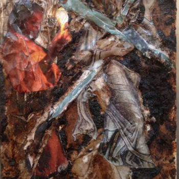 Painting titled "Petite lumière" by Christian Comte, Original Artwork