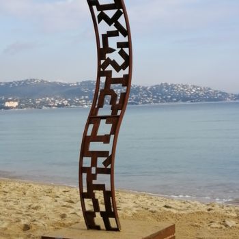 Sculpture titled "2018.01" by Pascal Hulot, Original Artwork, Metals