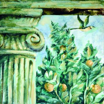 Картина под названием ""Сады Помпеи"" - Екатерина Шадрина, Подлинное произведение искусства, Акрил