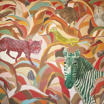 Картина под названием ""Чудесный сад"" - Екатерина Шадрина, Подлинное произведение искусства, Акрил