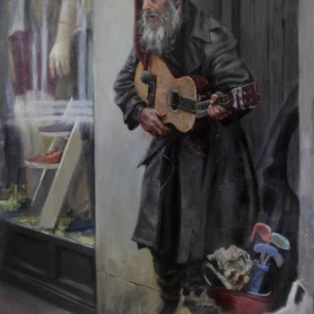 Painting titled "Rock&Roll" by Andrey Shatilov, Original Artwork, Oil