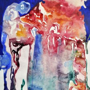 Pittura intitolato "Dimora dei sogni…" da Silvia Conflitto, Opera d'arte originale