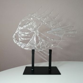 Rzeźba zatytułowany „Fish” autorstwa Anna Smilyanskaya, Oryginalna praca, Szkło