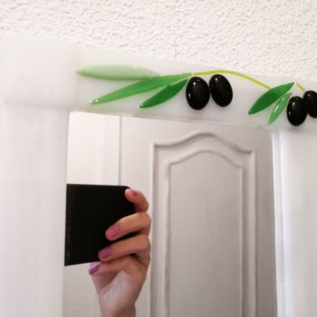 Design intitulée "Mirror Olives" par Anna Smilyanskaya, Œuvre d'art originale, Accessoires