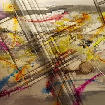 "Abstrait" başlıklı Tablo Nicolas Lucas (Arts'nico) tarafından, Orijinal sanat, Hava fırçası