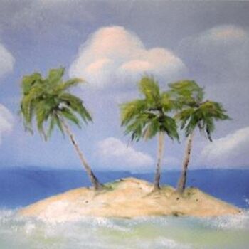 Pintura titulada "during the tropical…" por Debra Mackay, Obra de arte original