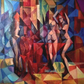 Картина под названием "women" - Artsrun Asatryan, Подлинное произведение искусства, Масло