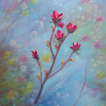 "Il fruscio delle bo…" başlıklı Tablo Natalia Caragherghi "Naty" tarafından, Orijinal sanat, Petrol