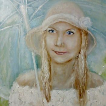 Painting titled "Portrait Портрет" by Andrei Storozhev (Artsto), Original Artwork, Oil