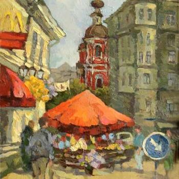 Painting titled "Климентовский переу…" by Chernomor, Original Artwork