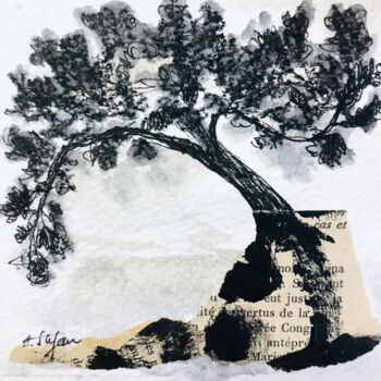 제목이 "Arbres abstraits 04"인 미술작품 Artstudio29로, 원작, 아크릴