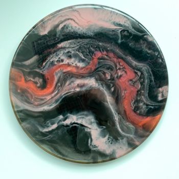 Painting titled "My Flame" by Yulia Palij, Original Artwork, Resin