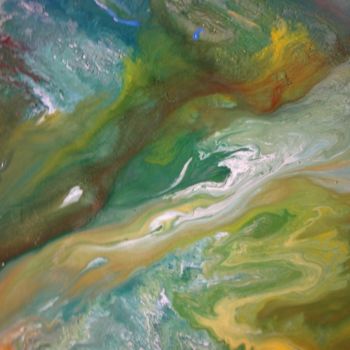Painting titled "SATELLITE IMAGE OF…" by Jean-François Suys, Original Artwork, Other