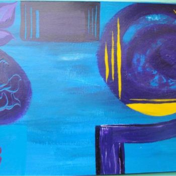 Painting titled "To be named, measur…" by Artsy Coralie, Original Artwork