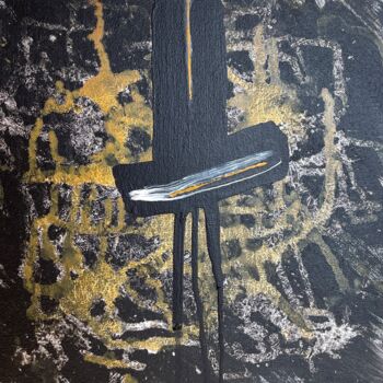 Malerei mit dem Titel "Abstract painting E…" von Taia Tasman (Arttasmania), Original-Kunstwerk, Acryl