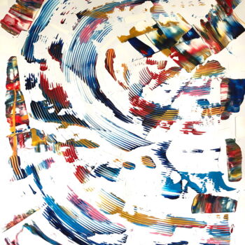 Malerei mit dem Titel "Abstract painting V…" von Taia Tasman (Arttasmania), Original-Kunstwerk, Acryl