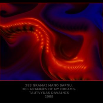 Arte digital titulada "383 GRAMMES OF MY D…" por Tautvydas Davainis, Obra de arte original, Trabajo Digital 2D