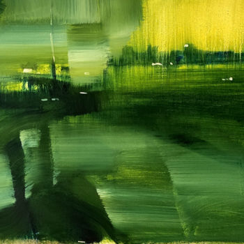 Peinture intitulée "Harbor" par Maksym Rybalko, Œuvre d'art originale, Huile